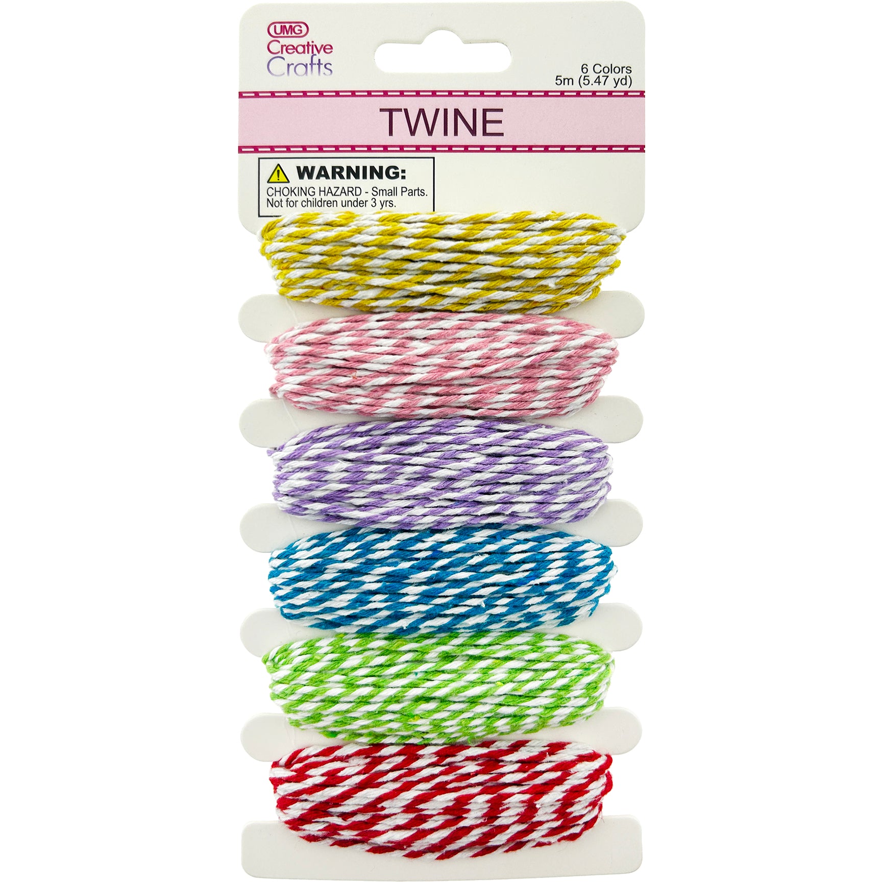 BAKERS TWINE 5Mx6COLORS BASIC