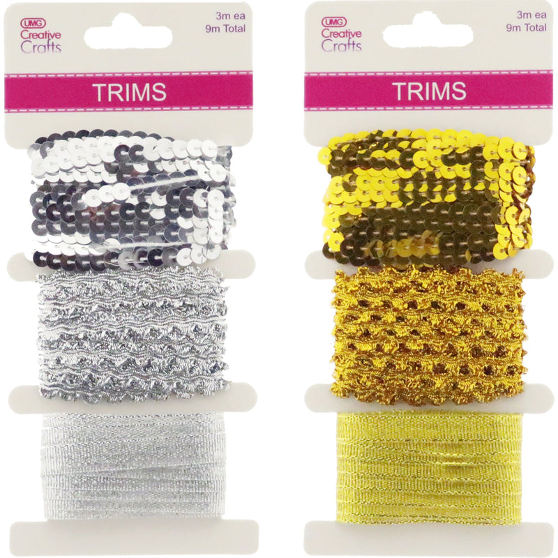 TRIMS 3-STYLES 2ASTD 3M EA