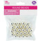 ROUND BEADS #12 METALLIC SILVER 25G