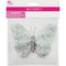 BUTTERFLY CLIP EMB SILVER 12CM 1PC