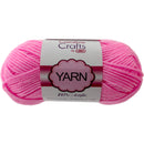 YARN, ACRYLIC (PINK) 2OZ