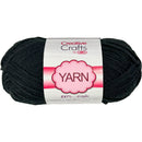 YARN, ACRYLIC (BLACK) 2OZ