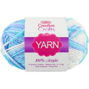 YARN, ACRYLIC MULTICOLOR (AQUA) 2OZ