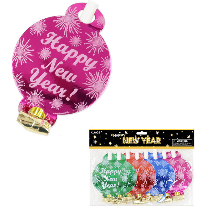 BLOWOUT W/CARD "HAPPY NEW YR" ASSTD; 8PCS