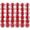 BALL TUBE 6CM X 6PC RED