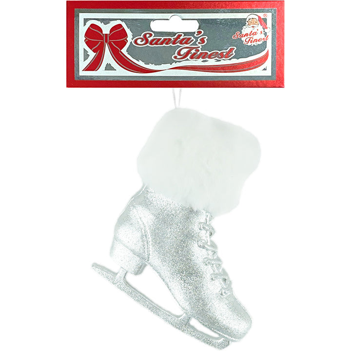 SKATE ORNAMENT 1PC SILVER