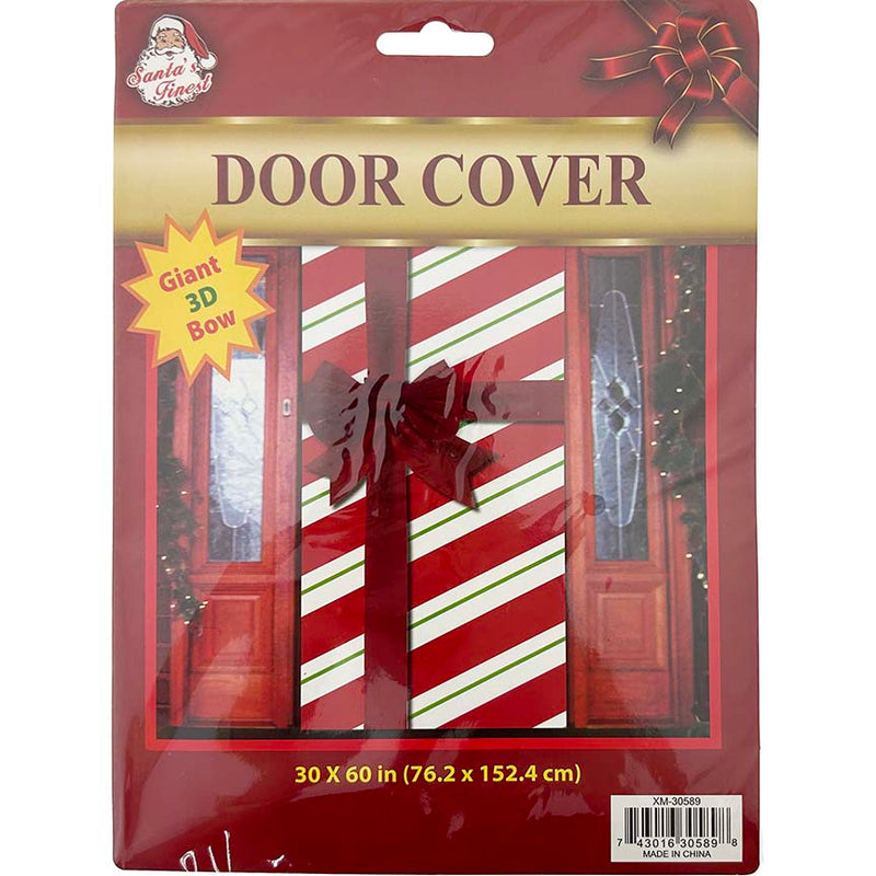 DOOR COVER W/ GIANT BOW 3D  30*60IN