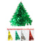 TREE DECORATION; FOIL 4-COLOR ASSTD