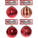 BALL 12CM ASSTD RED