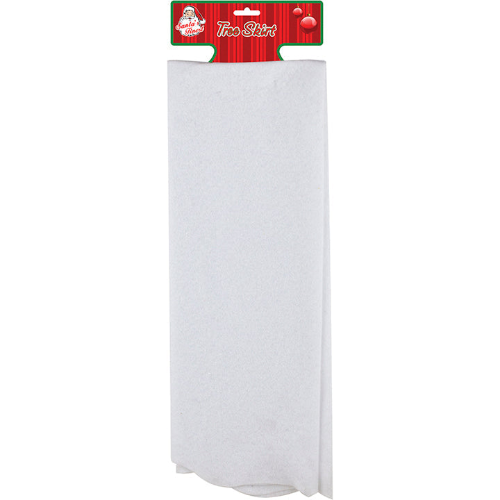 TREE SKIRT 42" WHITE