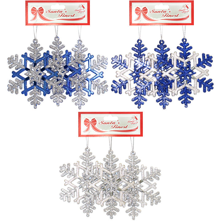 SNOWFLAKES 3PC (WINTERLAND)