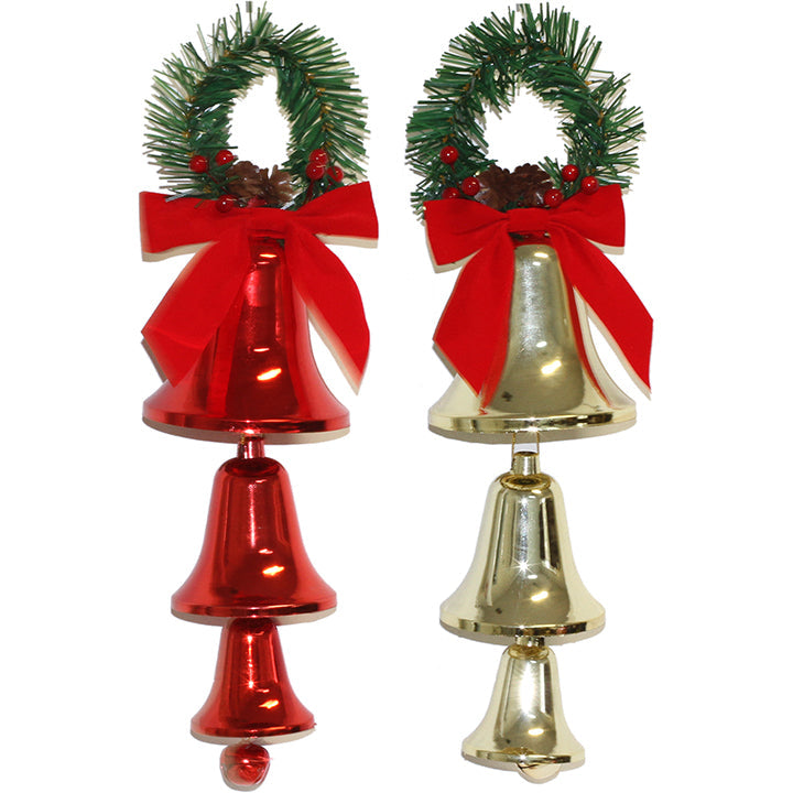 BELL DOOR HANGER W/ BERRIES 3BELLS 1JB TRD