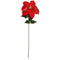 POINSETTIA LONG STEM VELVET 60CM W/ 2LV