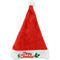 HAT PLUSH MERRY XMAS EMB