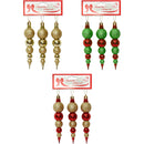 FINIAL BALL ORNAMENT 3PC TRD