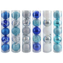 BALL TUBE DESIGN 6CM 5PC ASSTD WL