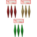 FINIAL DROP GLITTER 3PC TRD