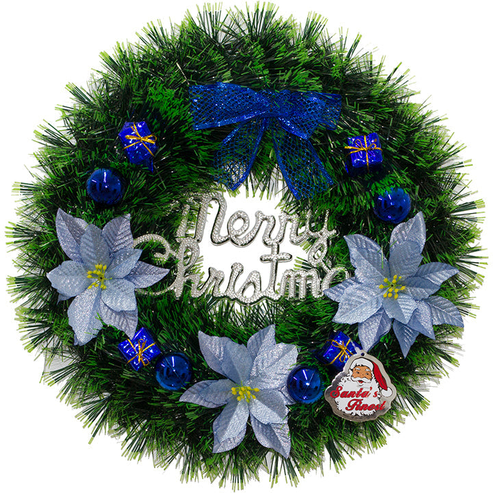 WREATH 36CM DECORATED DOS MD