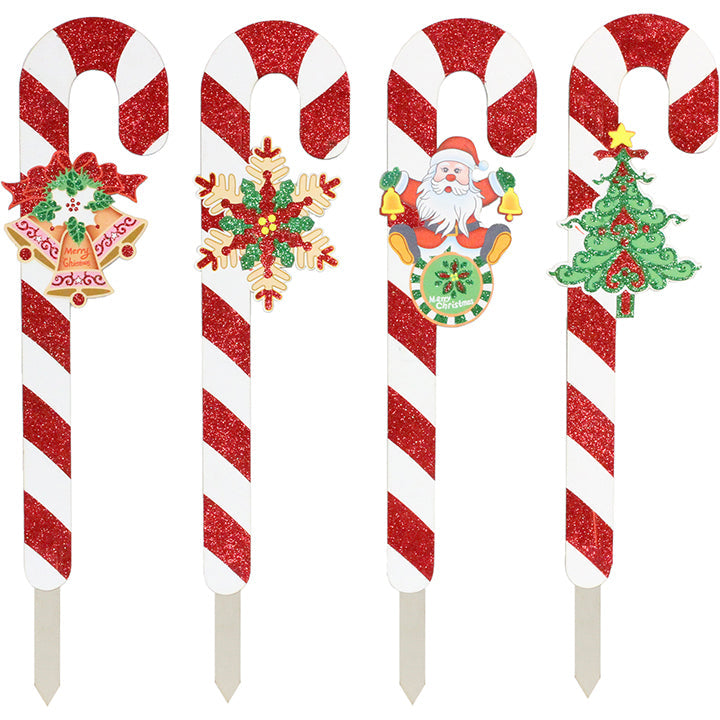 YARD STICK CANDY CANE 4 ASSTD