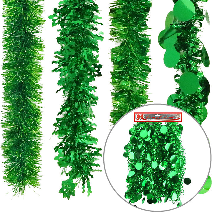 GARLAND 4ASSTD 9T GREEN