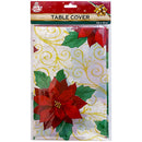 TABLECOVER POINSETTIA 52x72IN