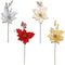 POINSETTIA; HANDWRAPPED 10IN 4-ASSTD COLORS