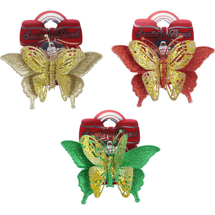 BUTTERLY CLIP 2-COLORS 1PC TRD