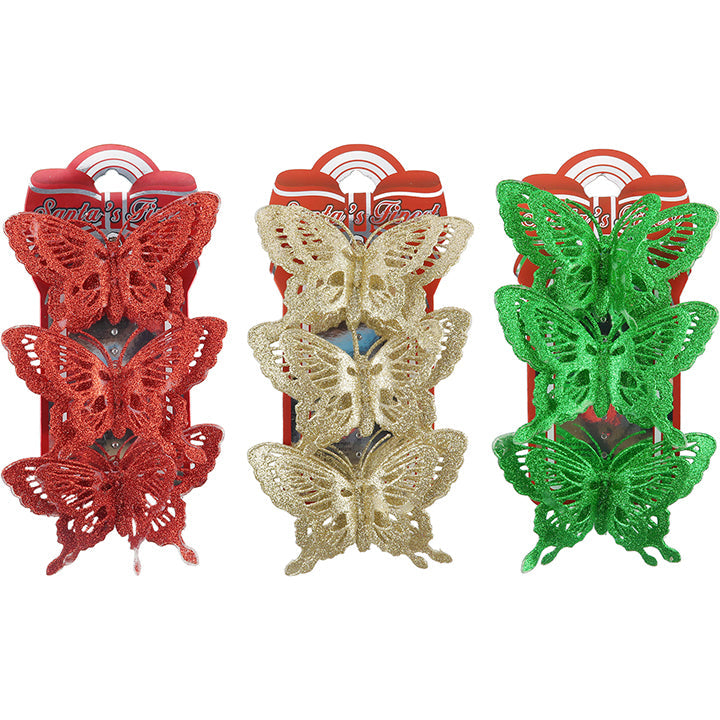 BUTTERFLY CLIPS 2-WINGS 3PC TRD