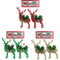 REINDEER DECORATED 15CM 2PCS TRD