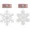 SNOWFLAKE 20CM 1PC LIGHT BLUE 2ASTD