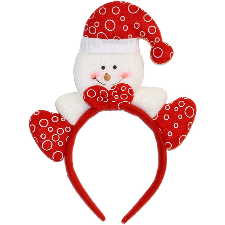 HEADBAND SNOWMAN 1PC