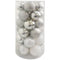 30PK BALL TUBE SILVER 6CM