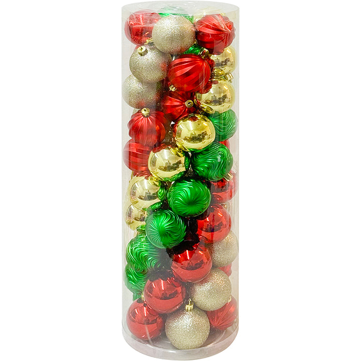 50PK BALL TUBE 6CM TRD