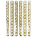 BALL TUBE DESIGNER 12PC 4CM (LIGHT GOLD)