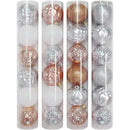 BALL TUBE DESIGN 6CM 6PC SCH