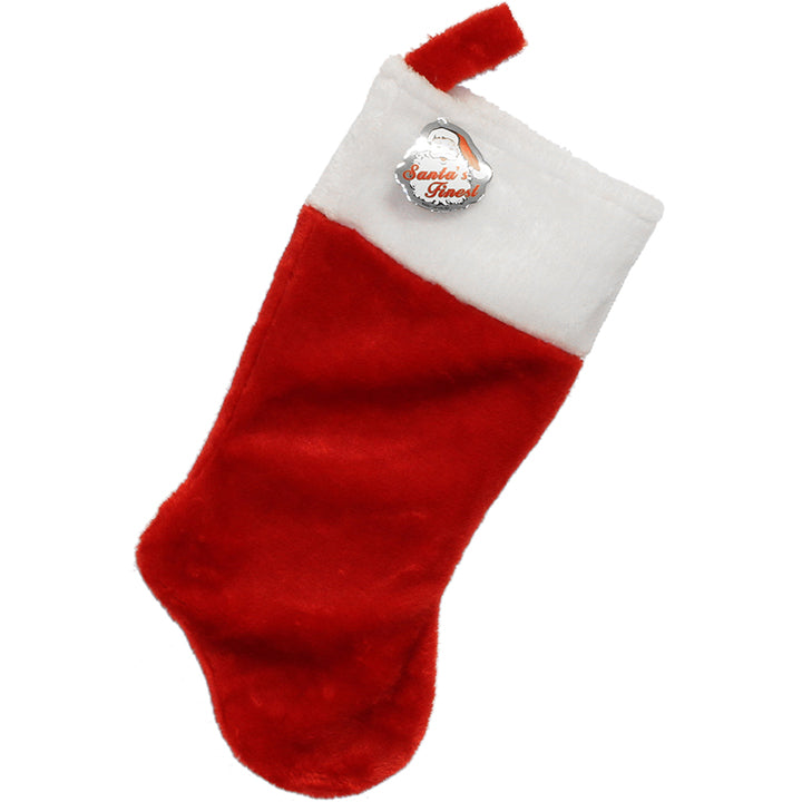 SANTA STOCKING 19" PLUSH