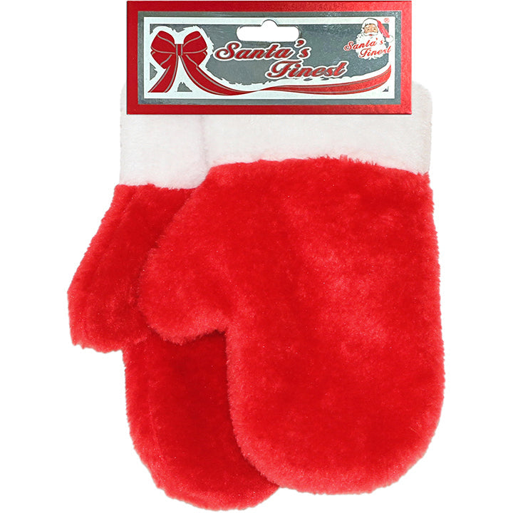 SANTA MITTENS KIDS SET