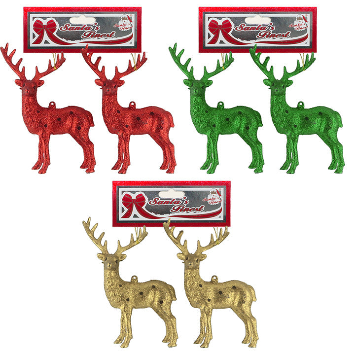 REINDEER 15CM 2PC TRD