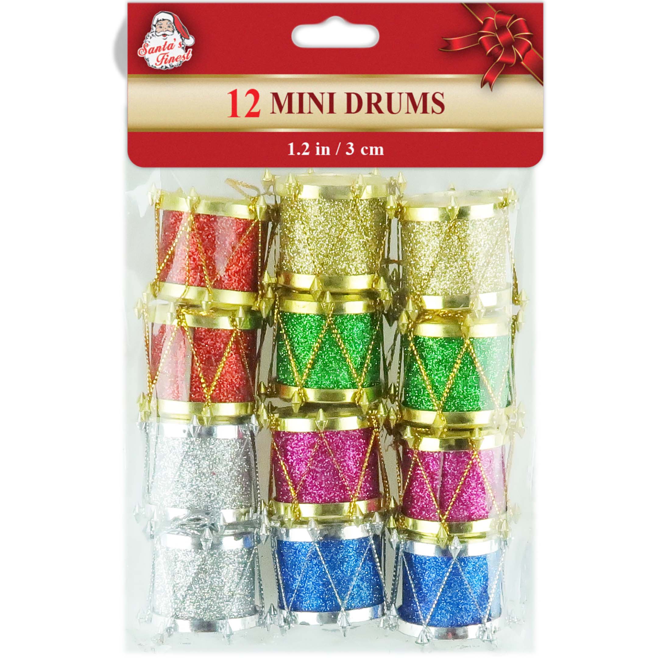 MINI DRUMS 12PC 3CM