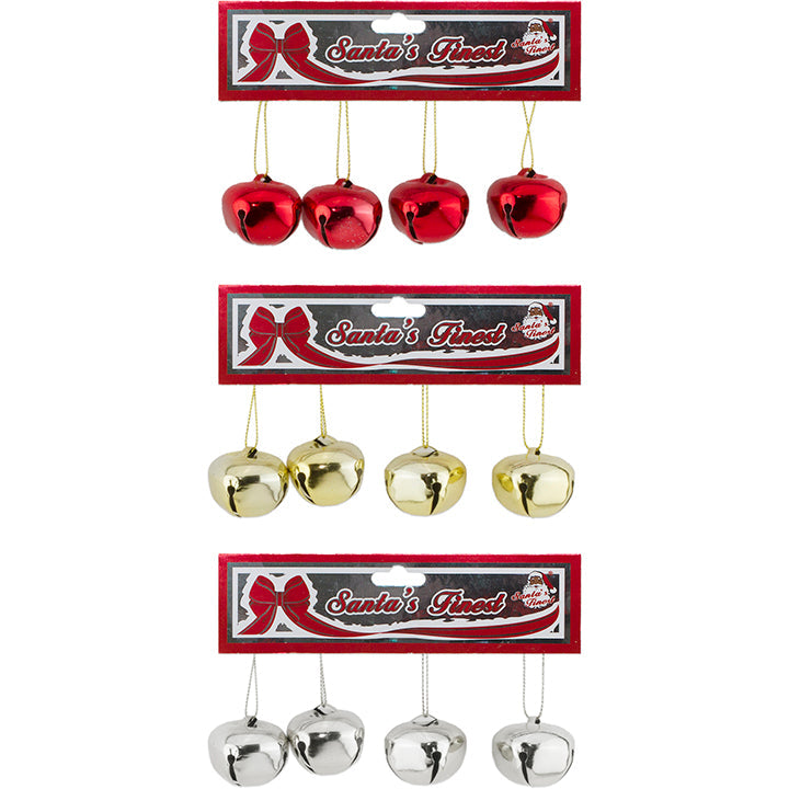 JINGLE BELLS 4PC 3.8CM TRD