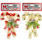 CANDY CANE GLITTER W/ DECOR 1PC TRD