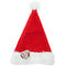 SANTA HAT; FOLD-OVER HQ PLUSH W/ FUR