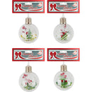 BALL CLEAR LIGHT BULB W/ BERRIES 4ASTD