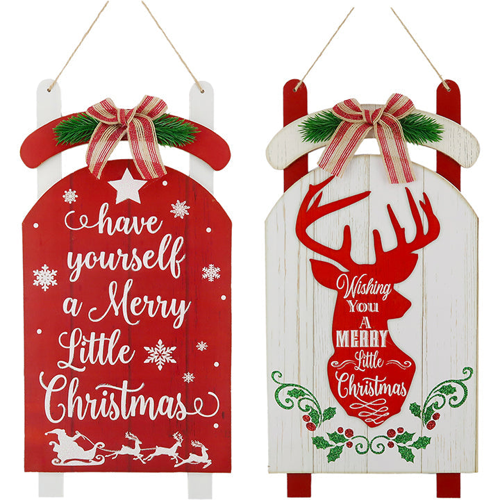 WALL DECOR CHRISTMAS 2ASSTD