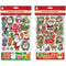 XMAS STICKERS 4PK 2ASSTD