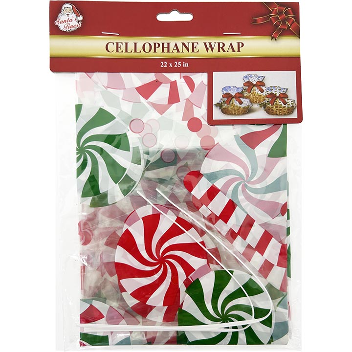 CHRISTMAS CELLOPHANE WRAP