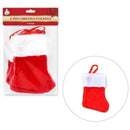 MINI STOCKING 4PK 5.5" PLUSH CUFF