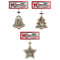 WOODEN ORNM 3ASTD 14X14X1CM LIGHT UP