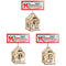 WOODEN HOUSE 3ASTD 6X7X9CM LIGHT UP