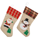 STOCKING 18.5" BUFFALO PLAID 2ASTD